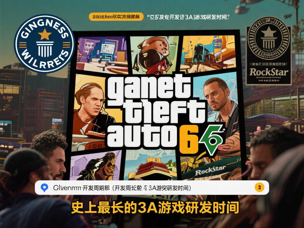 《GTA6》开发时长或创历史新高?吉尼斯世界纪录官方关注 《GTA6》开发时长或创历史新高?吉尼斯世界纪录官方关注