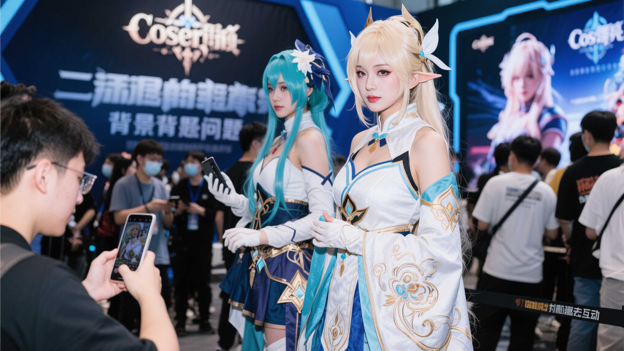 全球瞩目!《明末:渊虚之羽》线下试玩火爆,Coser无人理会,玩家沉迷游戏 全球瞩目!《明末:渊虚之羽》线下试玩火爆,Coser无人理会,玩家沉迷游戏